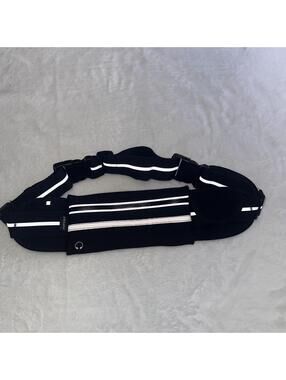 Ushake Reflective Running Belt Waist Pack with Zipper Pocket